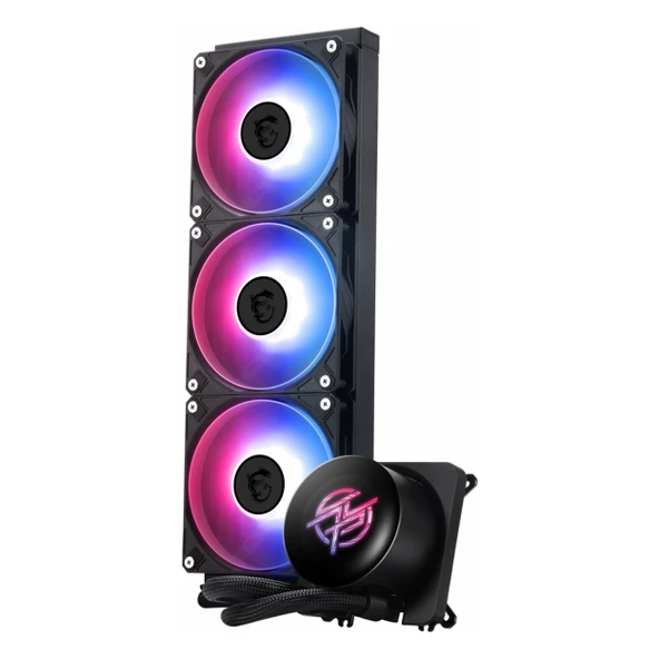 MSI MPG CoreLiquid P13 360 ARGB 360mm AM5/1851P Siyah İşlemci Sıvı Soğutucu - Resim 3