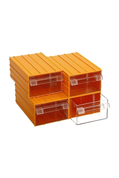 K-40 Çekmeceli Kutu Sarı - Resim 2