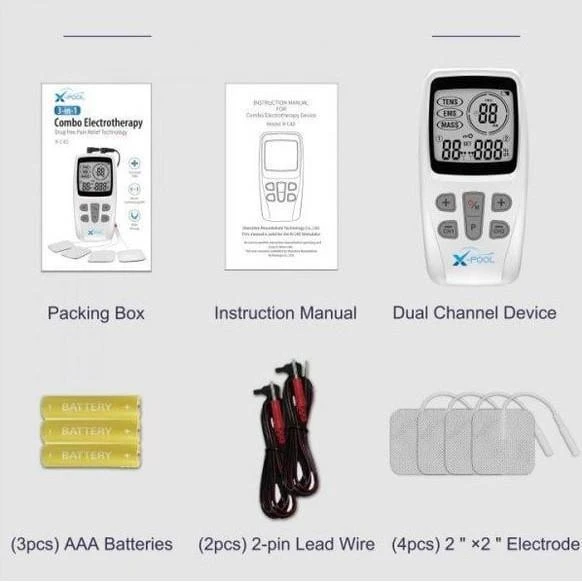 X Pool Fizyopol Tens Ems Masaj Cihazı Fonksiyonel Kolay Kullanım 2 Kanal 22 Program - 2