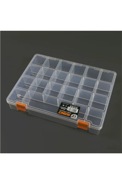 Şeffaf Malzeme Kutusu 13 Inch Klasik Organizer Kutu - Ş-ORG-13 ürün görseli 1