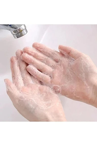 200 lü Suda Eriyen Kağıt Sabun Öğrenci Çocuk Okul Dezenfektan Seyahat Kamp Piknik El Yıkama Sabunu - 4