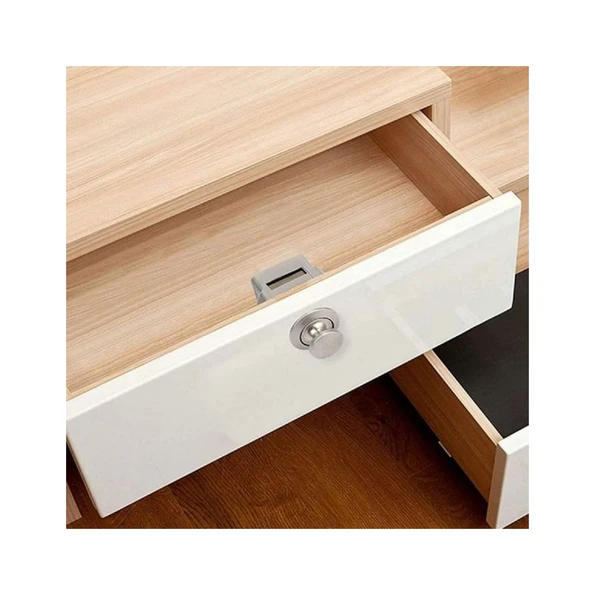 Karavan ve Tekneler için Basmalı Çekmece Dolap Kilidi Saten - 6