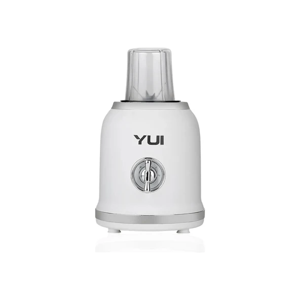 M18 3 In 1 Kişisel Smoothie Retro Blender -Öğütücü-Cam Doğrayıcı Beyaz - Resim 4