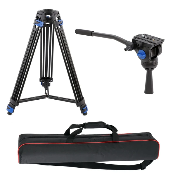 ayex VT-827 Profesyonel Video Tripod 20kg Taşıma Kapasiteli, Video Kafalı - 7