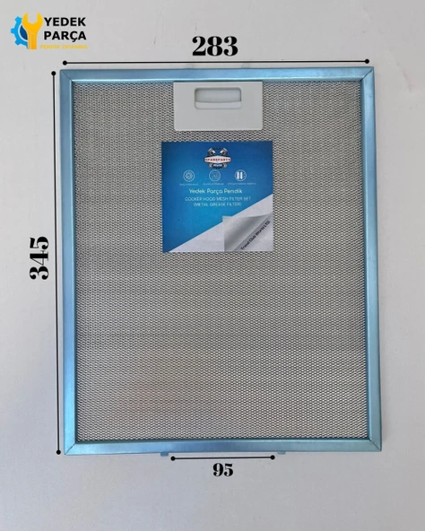 Silverline Uyumlu Davlumbaz 28,5X34 CM Arka Ara 12,5 CM Aspiratör Filtre ürün görseli