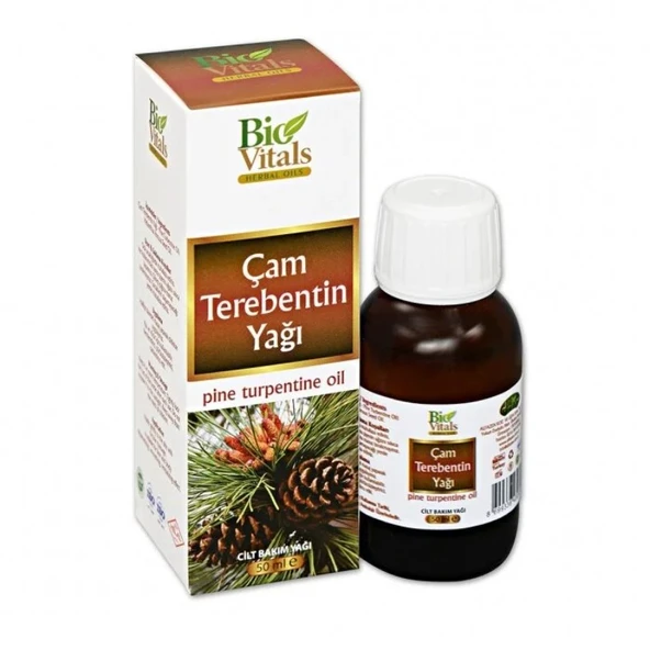 BİO VİTALS YAG 50ML CAM TERABENTİN ürün görseli 1