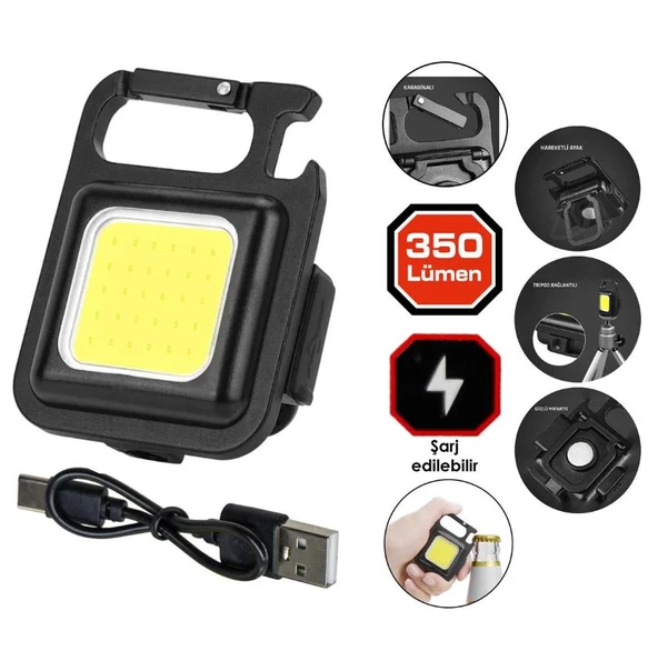 RoxOutdoor Şarjlı 350 LMS Led Fener ürün görseli