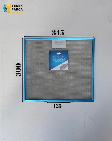 Arçelik Uyumlu Davlumbaz 34,5X30 CM Arka Ara 12,5 CM Aspiratör Filtresi ürün görseli