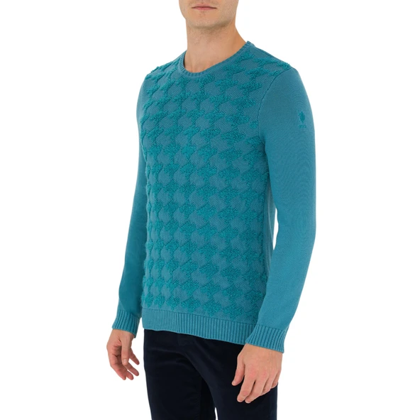 Erkek Petrol Kazak - 5