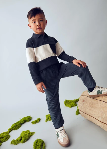 Mayoral Erkek Çocuk Lastik Belli Kadife Pantolon ürün görseli