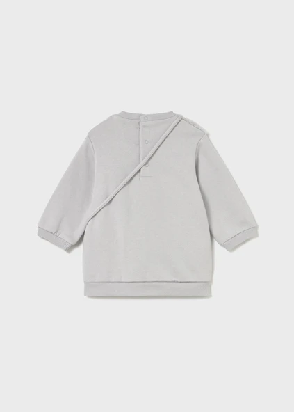 Mayoral Kız Bebek Çantalı Peluş Elbise - Resim 3