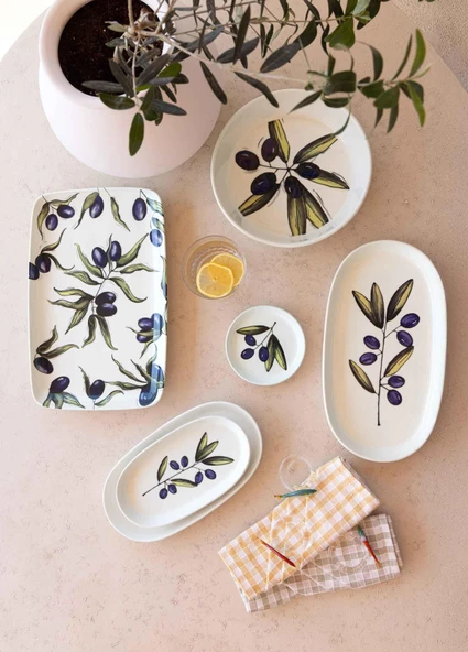 The Mia Olivos Sosluk Çerezlik 6lı Set 10 cm - Resim 7