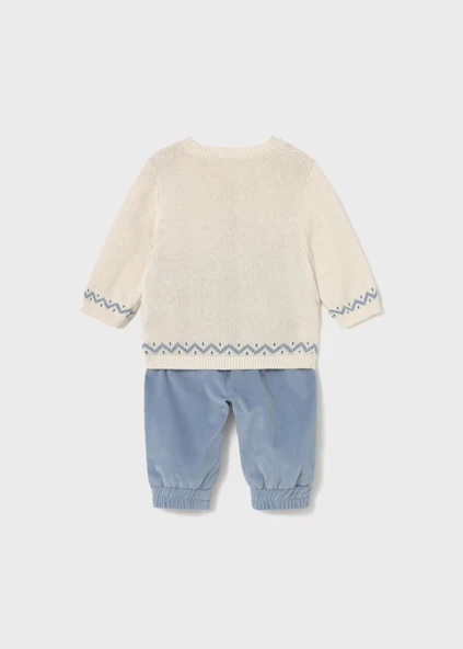 Mayoral Newborn Erkek Bebek Kazak Ve Pantolon Set - 3