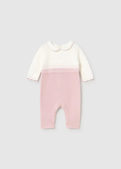 Mayoral Newborn Kız Bebek Triko Tulum ürün görseli