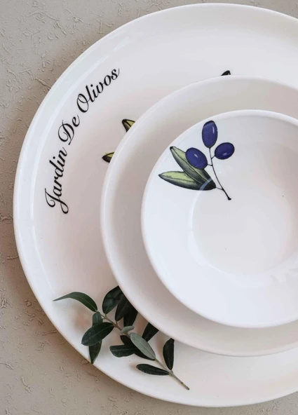 The Mia Olivos Servis Tabağı 30 Cm OVS0005 - Resim 5