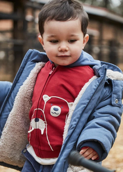 Mayoral Erkek Bebek Fermuarlı Kapşonlu Hırka