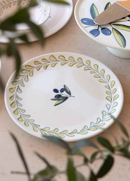 The Mia Olivos Kahvaltı Takımı 6 Kişilik 15 Parça Set 2 - Resim 3