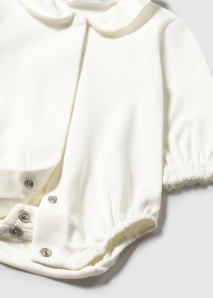 Mayoral Newborn Kız Bebek Uzun Kol Body - Resim 3