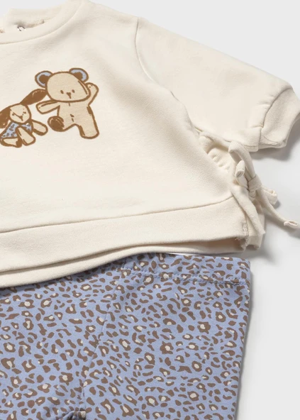 Mayoral Newborn Kız Bebek Tayt Takım 2li - Resim 4