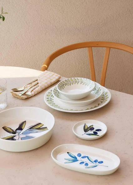 The Mia Olivos Çorba Kasesi 6lı Set 14 cm OVS0014 - Resim 5