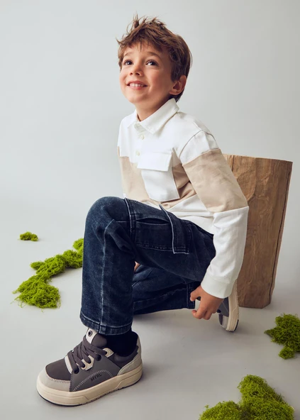 Mayoral Erkek Çocuk Kargo Cep Kot Pantolon - Resim 6