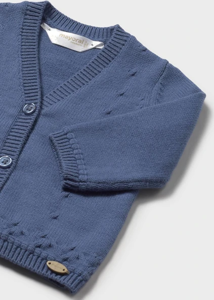 Mayoral Newborn Erkek Bebek Düğmeli Hırka - 3