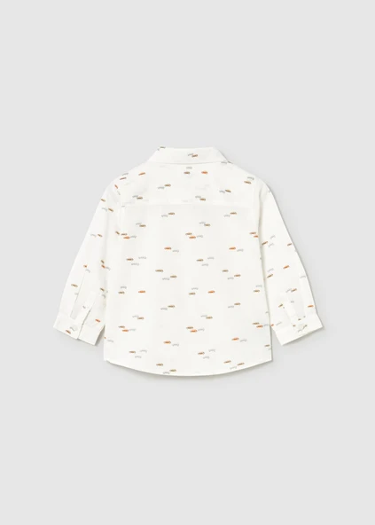Mayoral Erkek Bebek Baskılı Uzun Kol Gömlek - 2