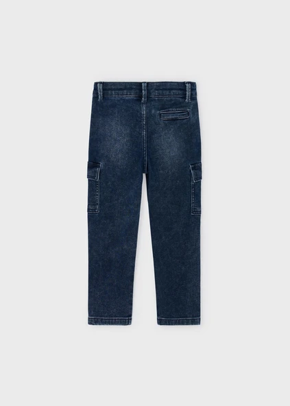 Mayoral Erkek Çocuk Kargo Cep Kot Pantolon - Resim 3