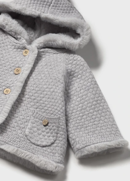 Mayoral Newborn Ponponlu Triko Hırka - 3