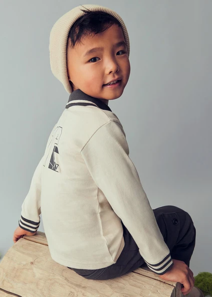 Mayoral Erkek Çocuk Yakalı Sweatshirt - Resim 5