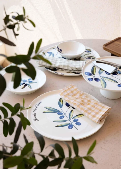 The Mia Olivos Çorba Kasesi 6lı Set 14 cm OVS0013 - Resim 7