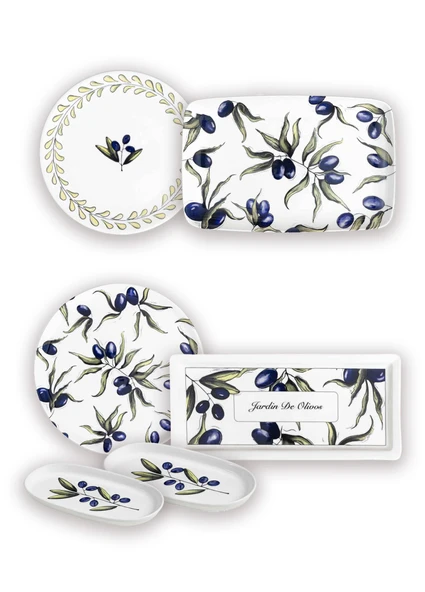 The Mia Olivos Kahvaltı Takımı 6 Kişilik 15 Parça Set 2 ürün görseli 1