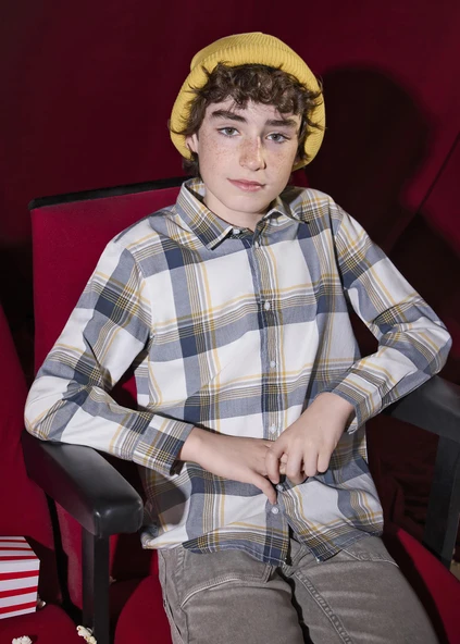 Mayoral Erkek Çocuk Kareli Gömlek - Resim 6