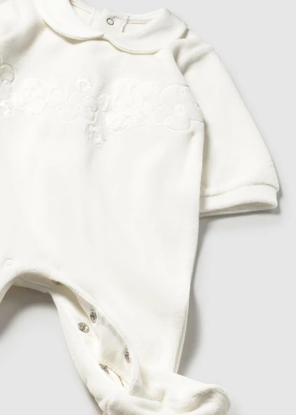Mayoral Newborn Kız Bebek Kadife Tulum - Resim 3