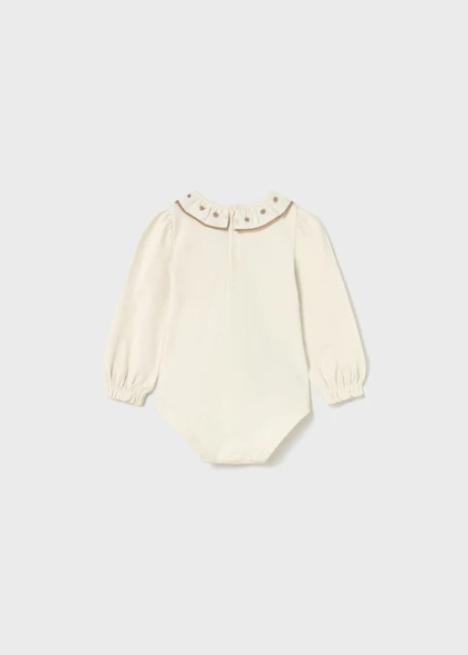 Mayoral Newborn Kız Bebek Gömlek Alttan Çıtcıtlı - 2