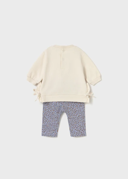 Mayoral Newborn Kız Bebek Tayt Takım 2li - Resim 3