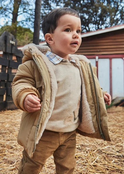 Mayoral Erkek Bebek Kürk Astarlı Kaban - 1