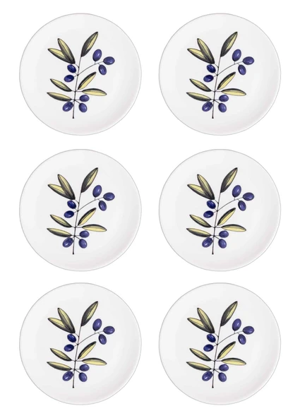 The Mia Olivos Servis Tabağı 6lı Set 26 cm OVS0003 ürün görseli 1