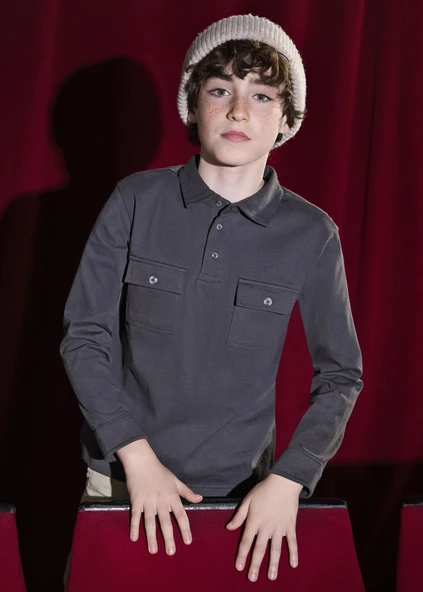 Mayoral Erkek Çocuk Yakalı Sweatshirt - 6