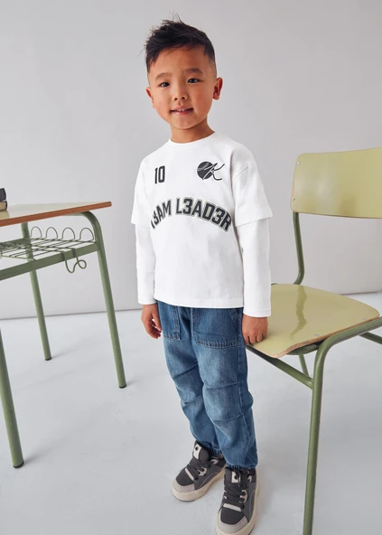 Mayoral Erkek Çocuk Baskılı Sweatshirt - Resim 5