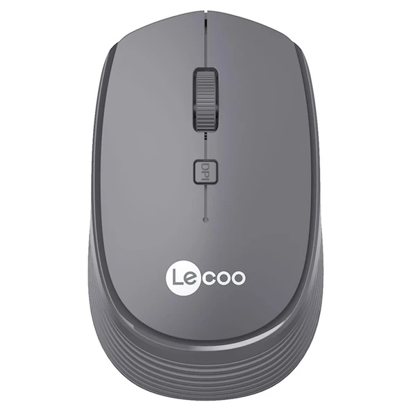 Lenovo Lecoo WS202 2.4Ghz Kablosuz 1200DPI Gri Optik Mouse 4 Tuşlu - 2