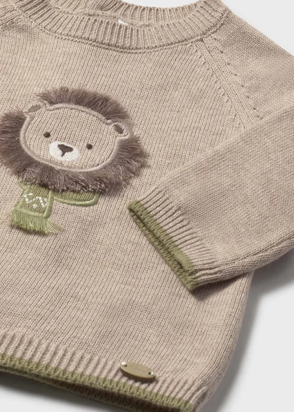 Mayoral Newborn Erkek Bebek Kazak Şort ve Çorap Takım - 3