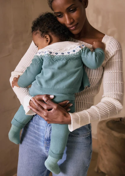 Mayoral Newborn Erkek Bebek Triko Takım - Resim 6