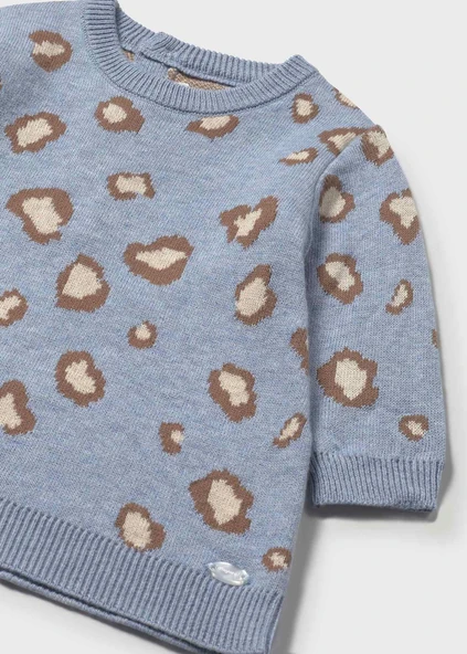 Mayoral Newborn Kız Bebek Triko Elbise - 3