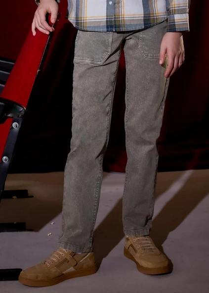 Mayoral Erkek Çocuk Kargo Cepli Pantolon - Resim 5