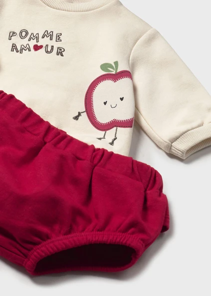 Mayoral Newborn Kız Bebek Yelekli Sweat Takım - Resim 3