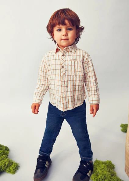Mayoral Erkek Bebek Kareli Gömlek - 5