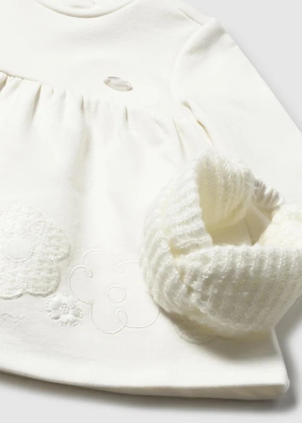 Mayoral Newborn Kız Bebek Elbise Ve Saç Bandı - 3