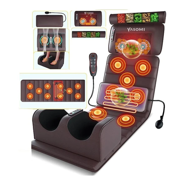 Yasomi Relaxon X10 Isıtmalı Masaj Yatağı - 1