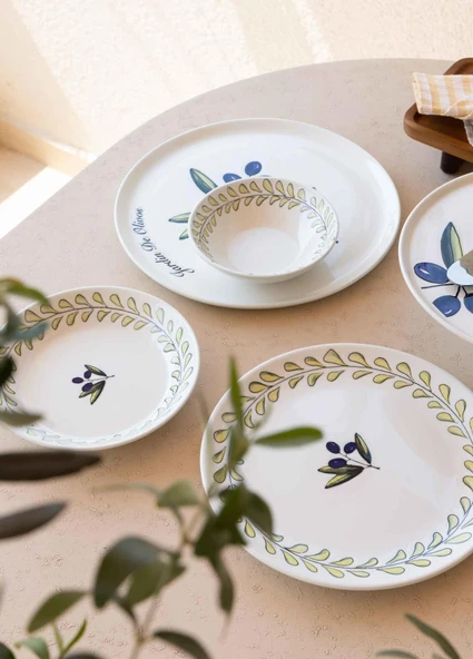 The Mia Olivos Servis Tabağı 30 Cm OVS0005 - Resim 6